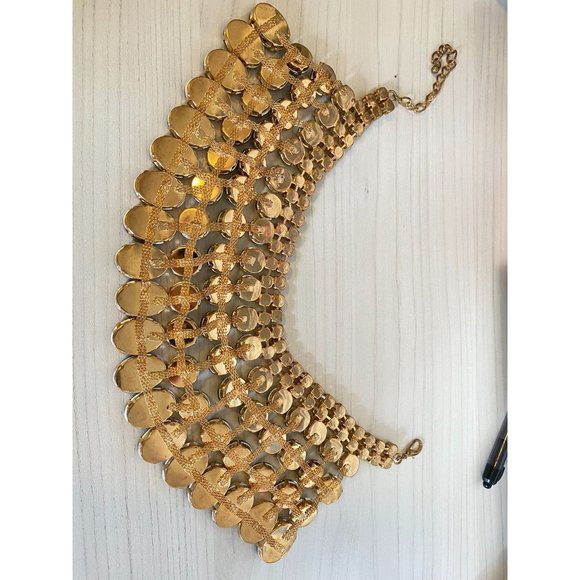 Rainbow/Mermaid Vintage Choker Necklace With Earrings - Picture 9 of 12